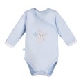 Bodysuit cardigan long sleeve koala blue