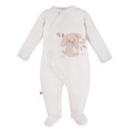 Sleepsuit dog ecru