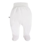 Joggers with feet duck white