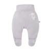 Joggers with feet sheep gray