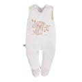 Romper suit dog ecru