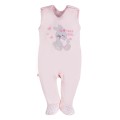 Romper suit bunny pink