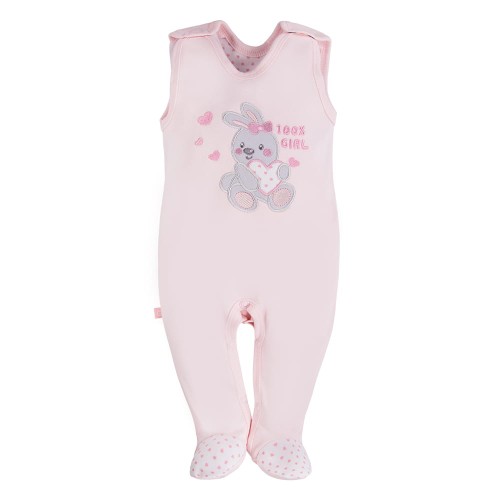 Romper suit bunny pink