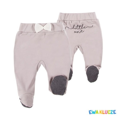 Joggers with feet EMU beige