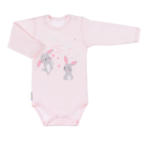 Bodysuit long sleve FAMILY pink