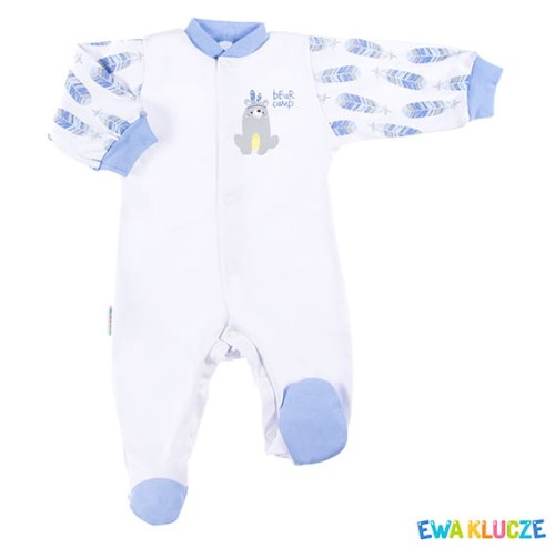 Sleepsuit FAMILY blue/print