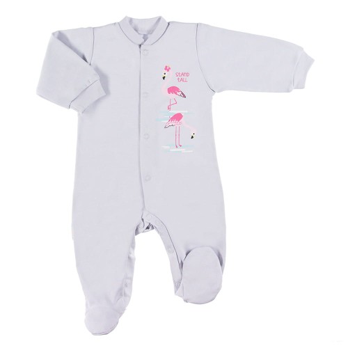 Sleepsuit FAMILY gray/pink