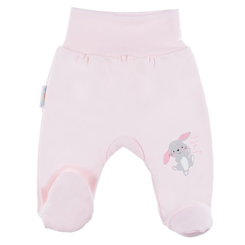Joggers with feet FAMILY pink