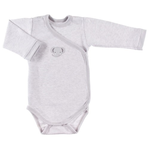 Bodysuit long sleeve TRUE LOVE boy gray