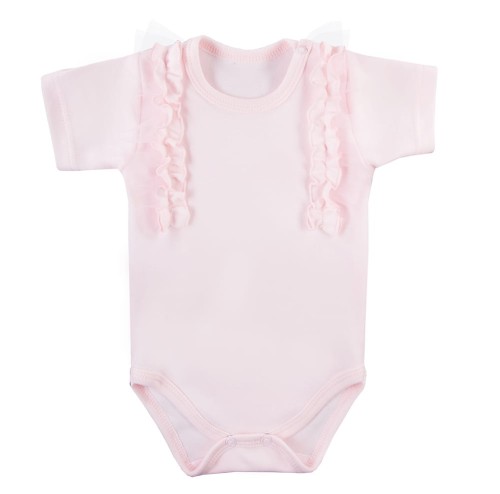 Bodysuits for girls PEONY pink