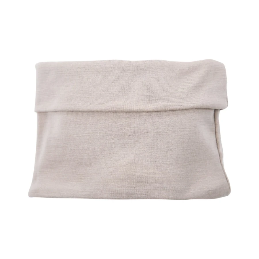 Scarf from merino wool beige