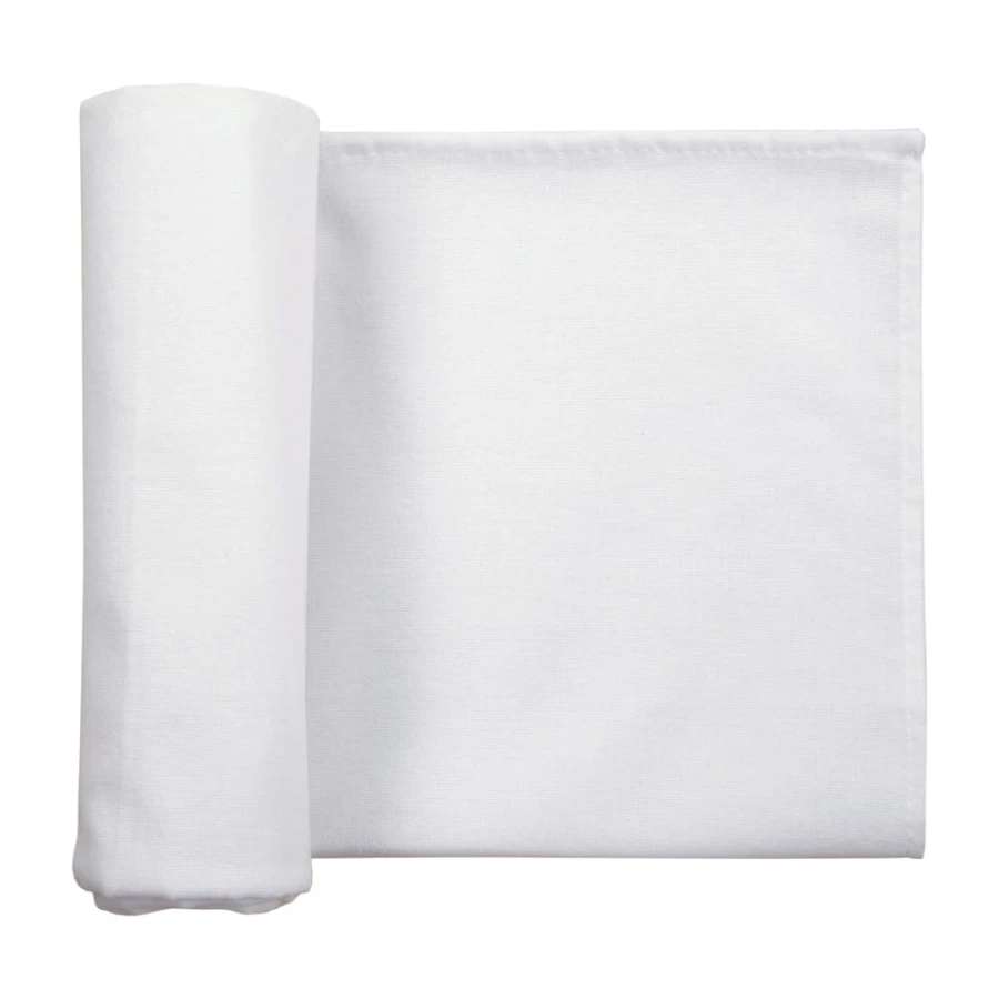 White flannel baby cloth 70x80 cm