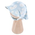 Bamboo hat with elastic blue