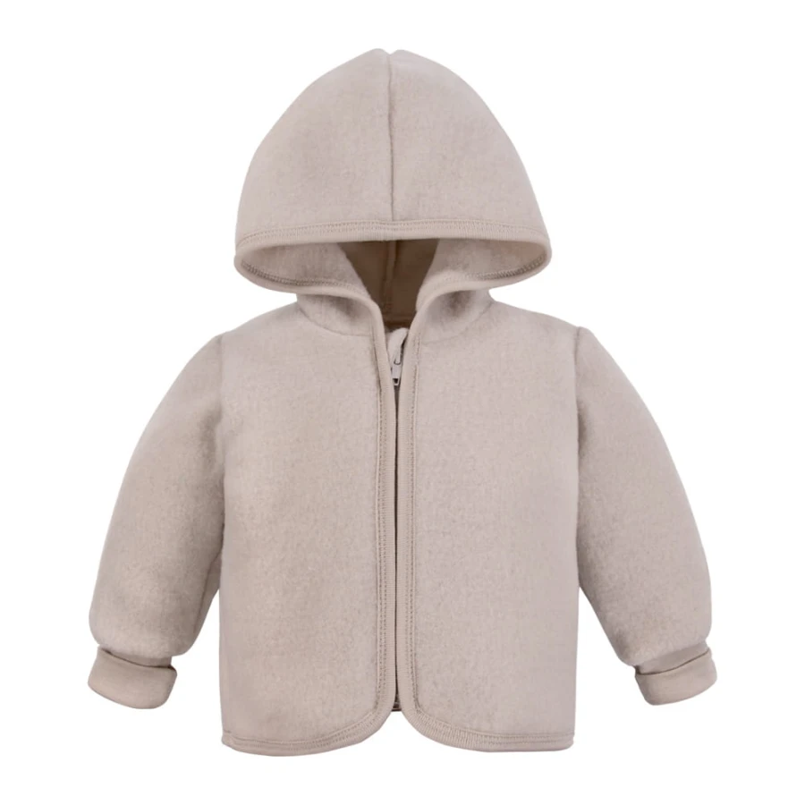 Beige merino wool jacket