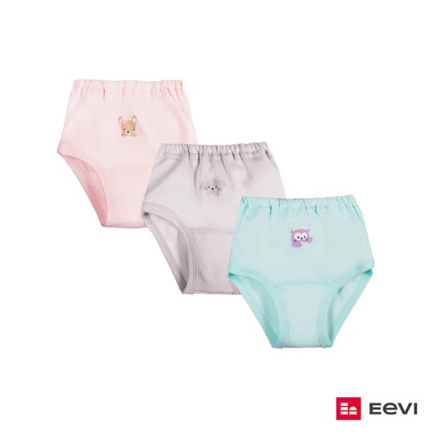 Figi dziewczęce FAMILY trójpak mix2