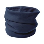 Scarf from merino wool navy blue