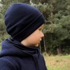 Komin merino granat