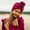 Burgundy Girls' Turban