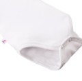 Bodysuit cardigan short sleeve white