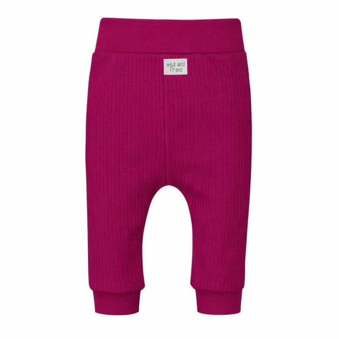 Legginsy dziecięce bordowe
