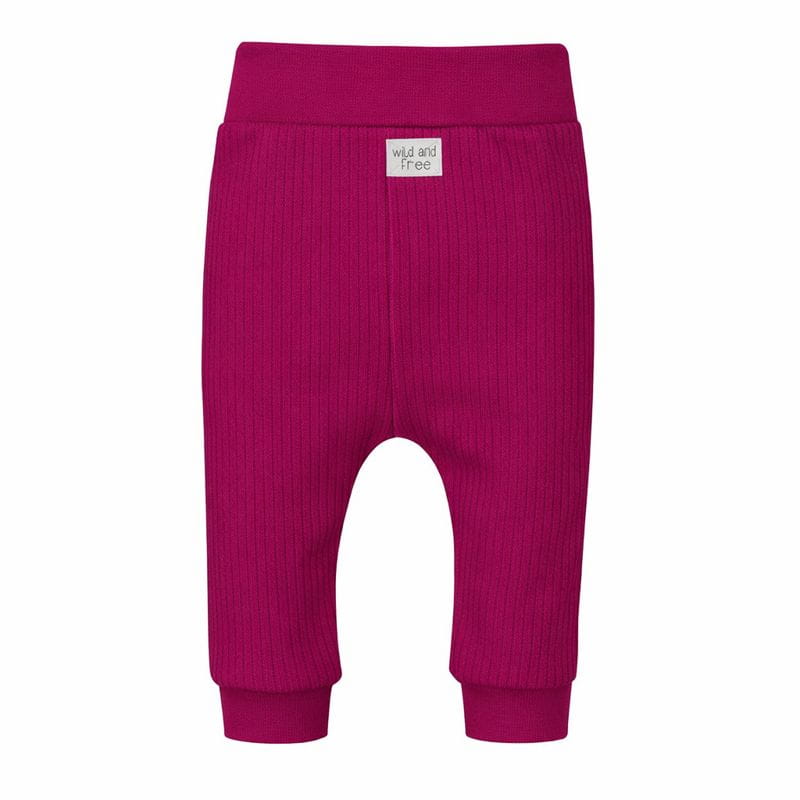Legginsy dziecięce bordowe