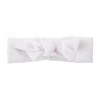 White girls’ headband with muslin bow