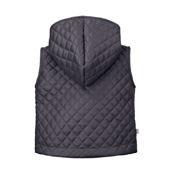 Graphite Quilted Children's Vest