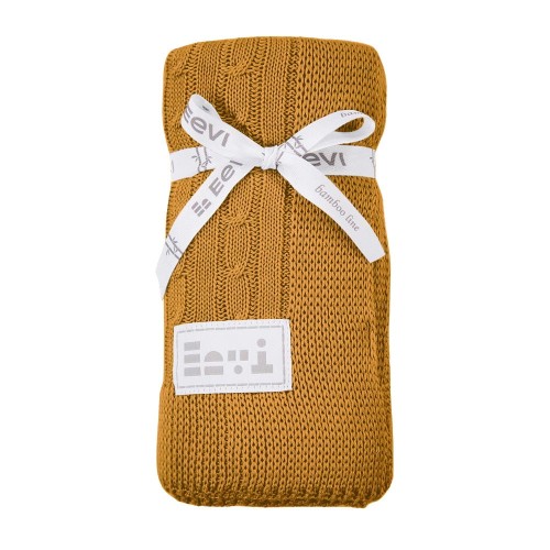 Honey bamboo baby blanket 100x75 cm