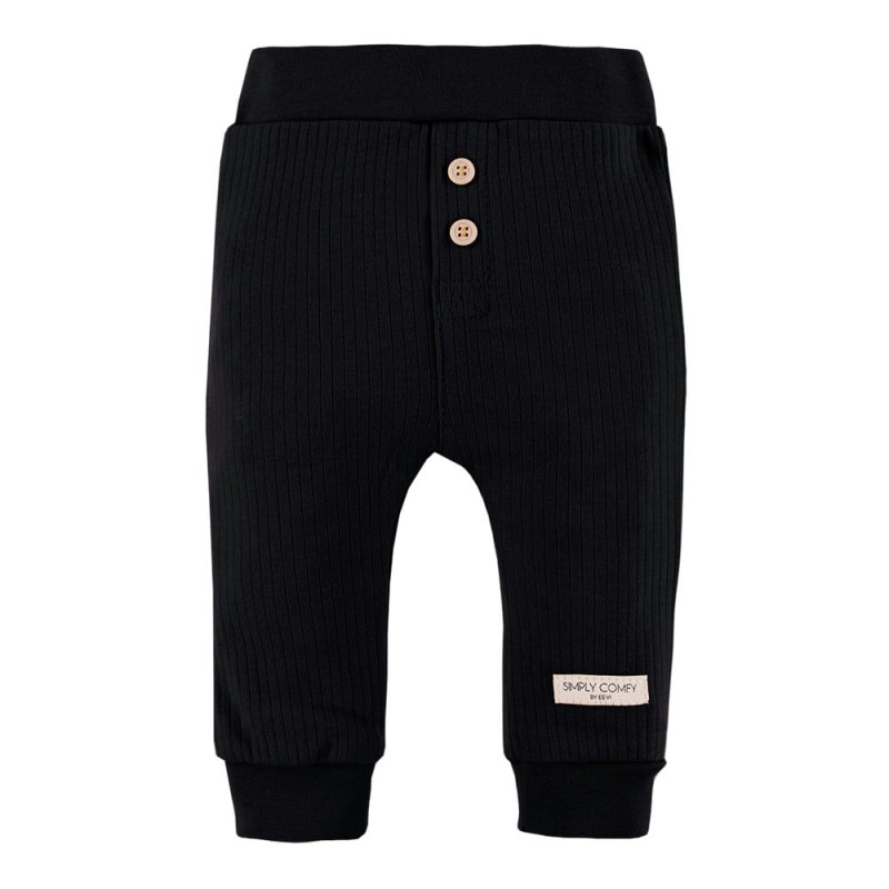 Black leggings with buttons