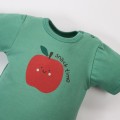 Body dla niemowląt zielone z krótkim rękawem