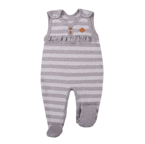 Romper suit TRIP stripes gray