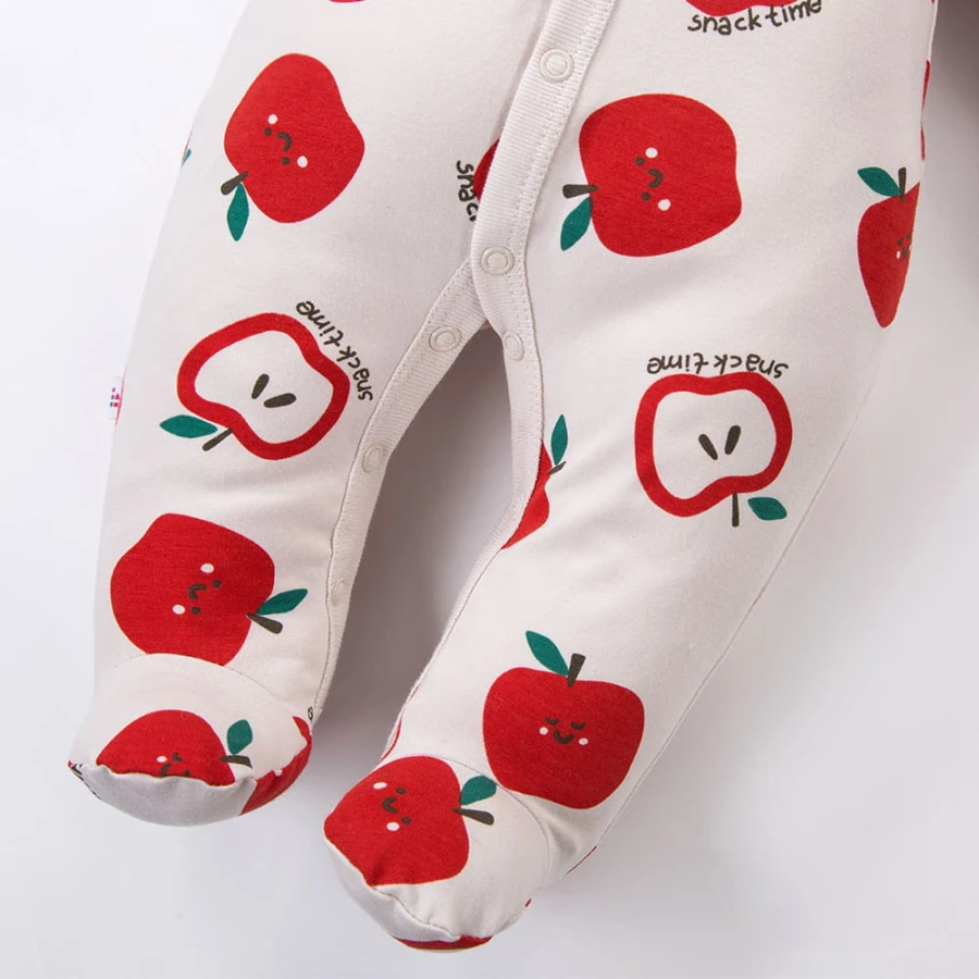 Pajacyk niemowlęcy w jabłuszka