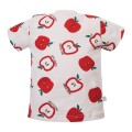 T-shirt ecru z nadrukiem
