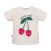 T-shirt dziewczęcy z nadrukiem wisienek