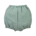 Bloomersy z muślinu zielone