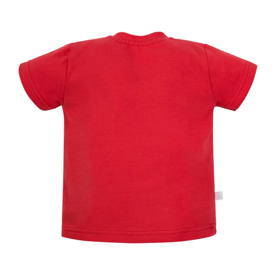 T-shirt czerwony dla chłopca