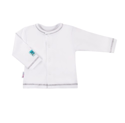 Kimono shirt SNOW white/dark gray