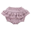 Botanic baby set dress bodysuit and bloomers purple