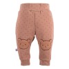 Beige polka dot sweatpants