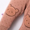 Beige polka dot sweatpants
