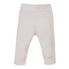 Beige and turquoise striped tunic and beige leggings set