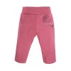 Girls' set with tunic featuring tulle frill and pink leggings