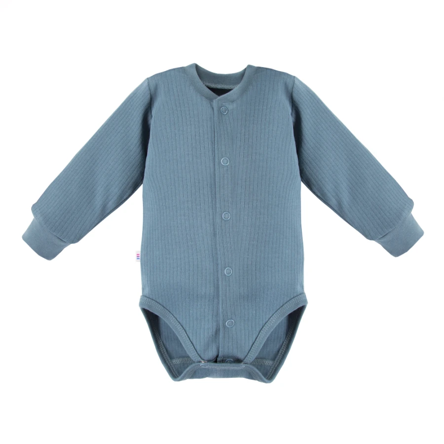 2-pack snap bodysuits blue and cloud print