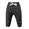 Wrap bodysuit, graphite polka dot pants and sweatshirt set