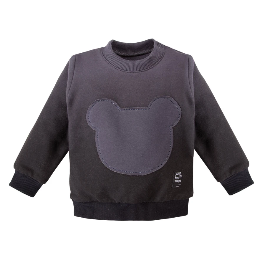 Komplet niemowlęcy bluza, spodnie i body