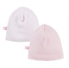 Pink baby set with bodysuit, sleepsuit, footed pants and hats
