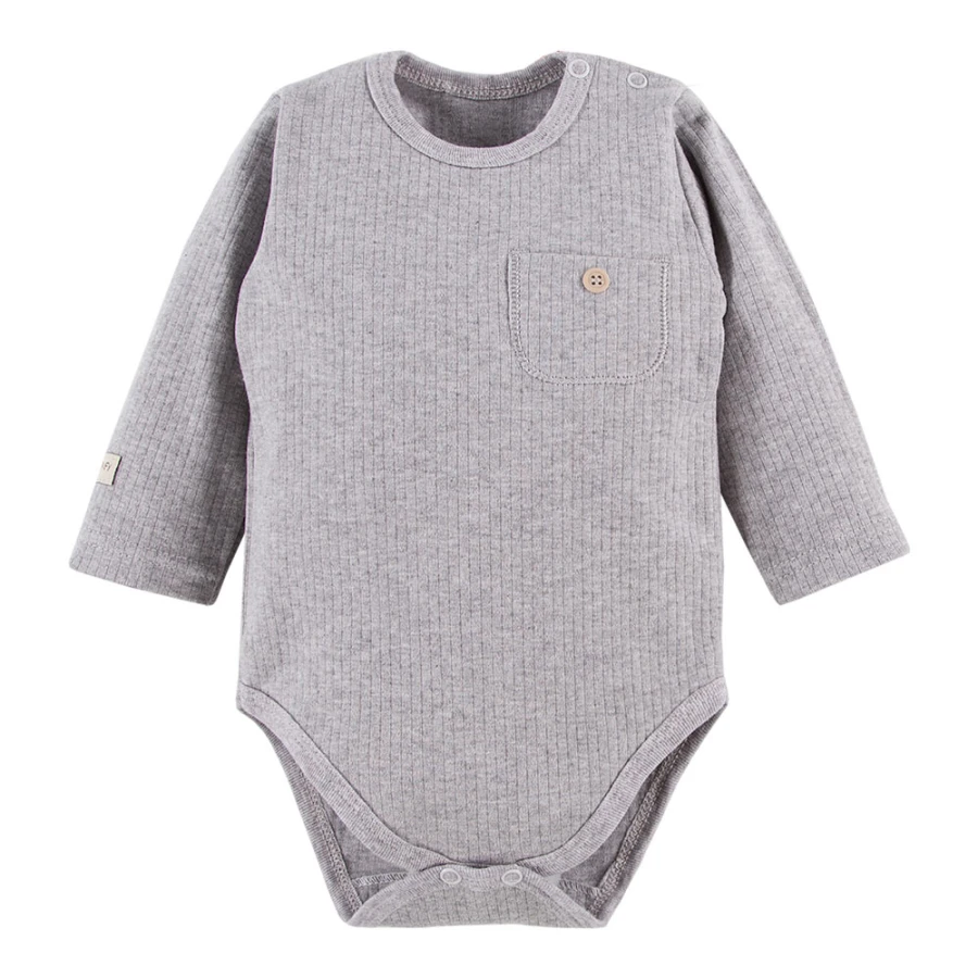Grey ribbed body and leggings set