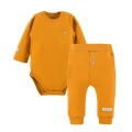Zestaw body i legginsy miodowe prążkowane