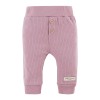 Heather ribbed leggings and ruffle sweatshirt set