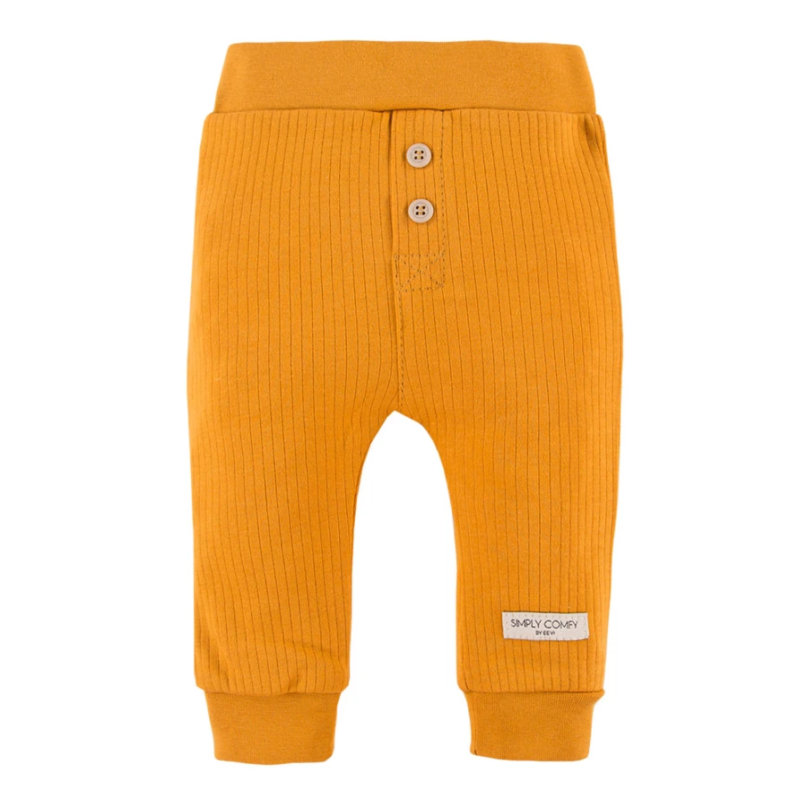 Honey ribbed leggings and ruffle sweatshirt set